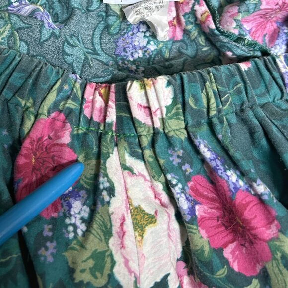 80s 90s vintage Pitchfork brand western skirt lace squaredancing circle floral. - Picture 8 of 8